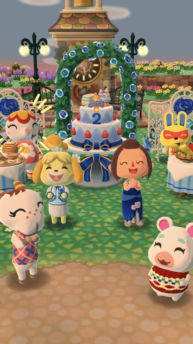 AC_RoseMarie's tweet photo. Happy 2nd Anniversary #PocketCamp #ACPC ! Isabelle is an Awesome help! #Nintendo https://t.co/0UCQgeqqr8