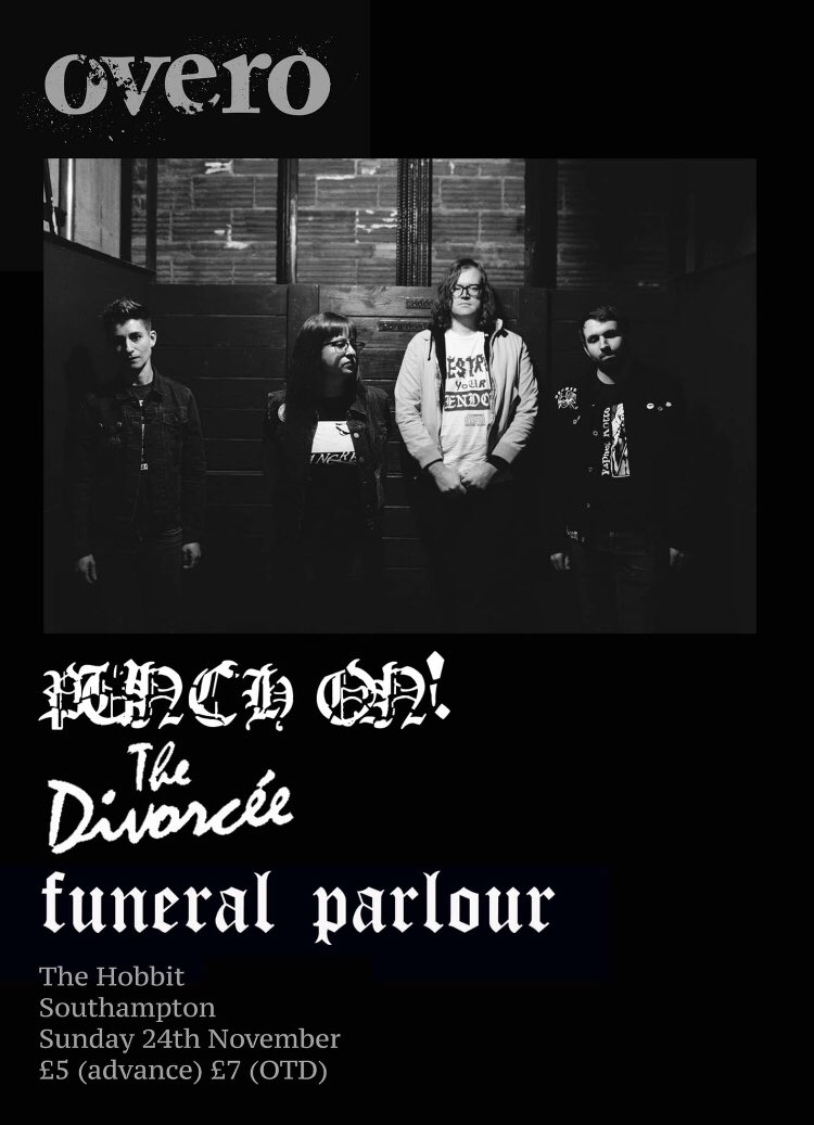 We play Southampton tonight. It is our last show with our drummer Tim. Come give him a good send off