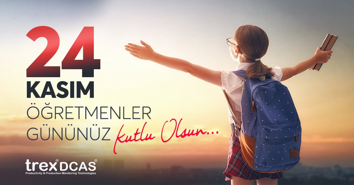 Ülkemizi aydınlık yarınlara taşımak için canla başla çalışan tüm öğretmenlerimizin 24 Kasım Öğretmenler Günü’nü kutlarız.

#24kasımöğretmenlergünü #trexdcas #trexdcascom