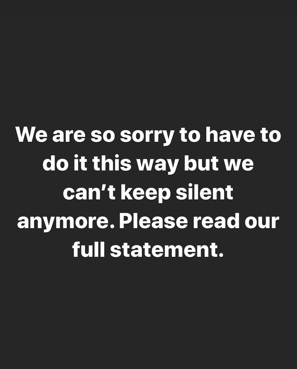 We hope you understand.

Full statement: goo.gl/oemPiU