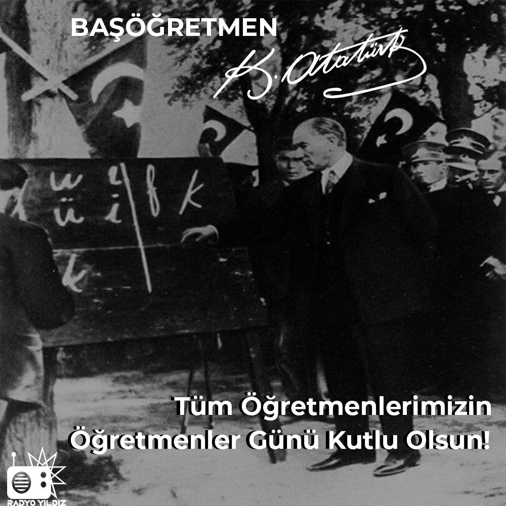 Başta, Başöğretmen Mustafa Kemal Atatürk olmak üzere tüm öğretmenlerimizin Öğretmenler Günü’nü kutlarız!✨❤️