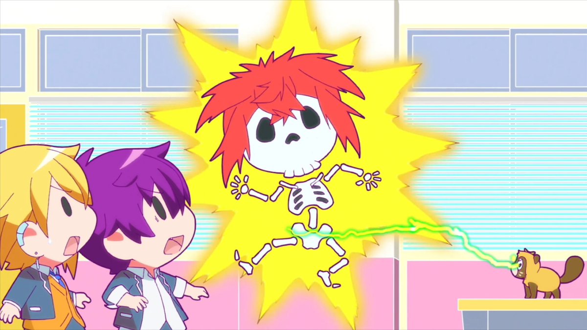 rfelicia88's tweet image. "Urashimasakatasen no Nichijou" ep8

That Tanuki is scary!!!
#comedy #shortcomedy #shortanime #anime #chibi