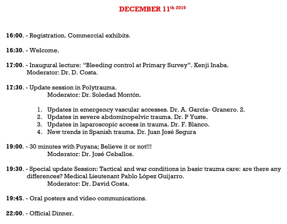 SeguraJuanJ's tweet photo. Next #11thDec I'll be talking about new trends in Spanish trauma at the #ITSW2019 in #Alicante.

An amazing symposium organized by @DrCostaNavarro and his team with an outstanding program and excellent speakers.

Don't miss it! &amp; get your guns ready! 😉💪

https://t.co/QOrxHO9d1V https://t.co/nquGrN2j6n
