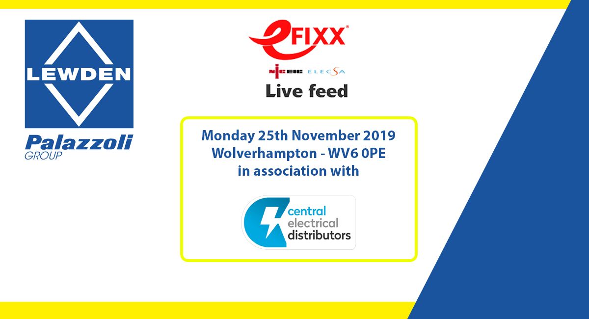 Lewden_Elec's tweet photo. We will be attending two #Efixx live feed events next week!  Starting with tomorrows event at; 

Wolverhampton Racecourse - WV6 0PE - in association with Central Electrical Distributors 

Come and speak to one of our team &amp; learn more about our products and ranges

#Installers https://t.co/X7sDcpJZzZ