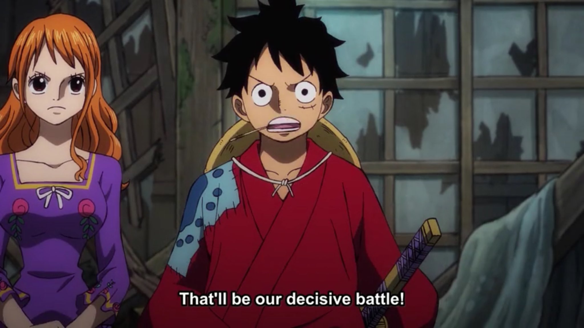 Monkey D Gizem ししし Luffy ルフィ 1025 Onepiece911 Nami Is Looking Towards Luffy Well She Must Be Pleased How Serious He Acts