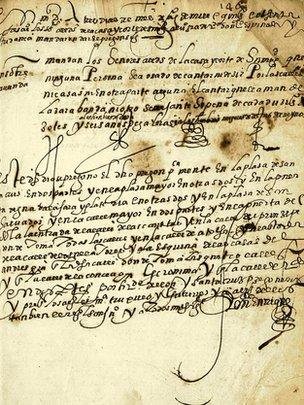 ArchivosEst's tweet photo. Así se perreaba en el Siglo de Oro vía BBC
https://t.co/NCNMkyX5Og
La magnitud del peligro se ilustra con los graves castigos que llevaba aparejada la práctica de estos bailes
En 1583 los alcaldes de Madrid prohibieron la zarabanda bajo pena de 200 azotes y 6 años de galeras #AHN https://t.co/HlHokecRxR
