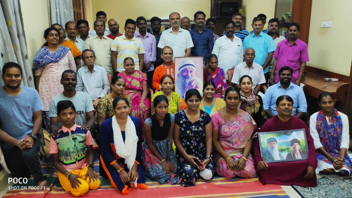 Oshodhara_Tn's tweet photo. Anand Pragya Celebration Programme concluded today @ OshoDhara Kilpauk Center, chennai. Jai Osho. https://t.co/tDZRmF3yvq