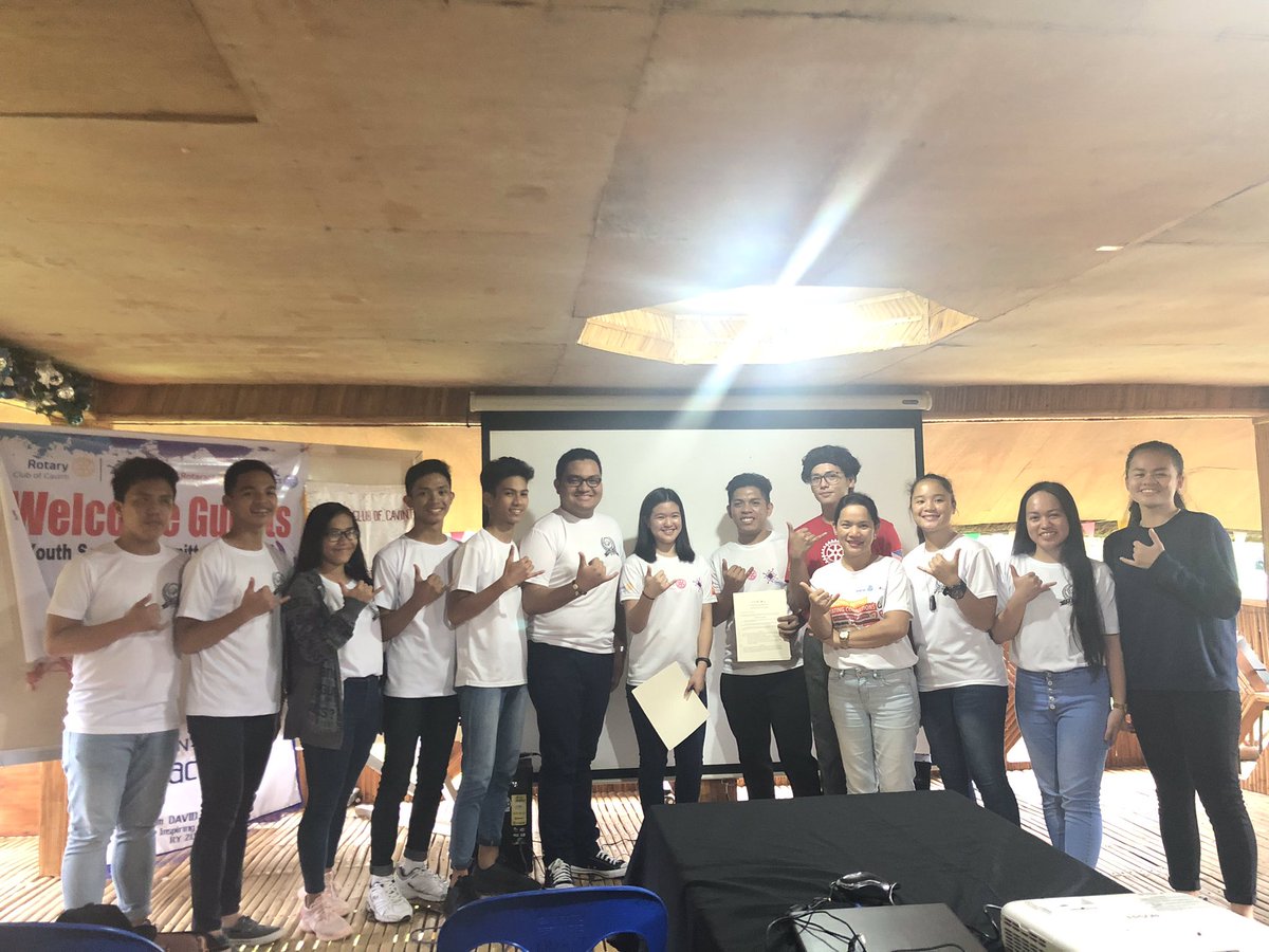 Covenant of Friendship signing of the Rotaract club of Padre Garcia and Interact Club of Holy Trinity School with the Rotaract club of Cavinti and Interact club of Cavinti Upland. 
#RotaryConnectstheWorld