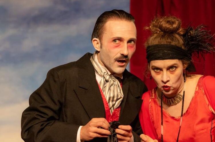 That moment when a knock at the door turns all reason to mayhem. 😬 #TheAffair a new play by #GibbonsandGaulier combining slapstick, vaudeville, clown and bouffon in a dazzling display to amuse and endear you. Get your tickets now! 28th November at 7:30pm! #RialtoBrighton