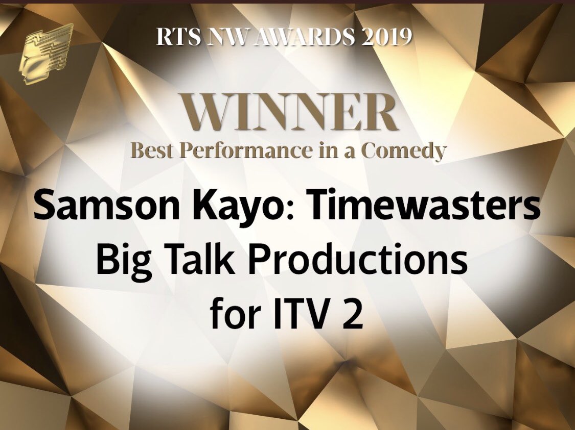 WOW! Thankyou so much @royaltelevisionsociety for this award. (MY FIRST AWARD!) this is mad. I’m so grateful to everyone that’s supported me on this journey. @danieltaylor247 youre a genius, Thankyou....Give God the glory and he’ll give you the Victory❤️🙌🏿🦍@bigtalk @TroikaTalent