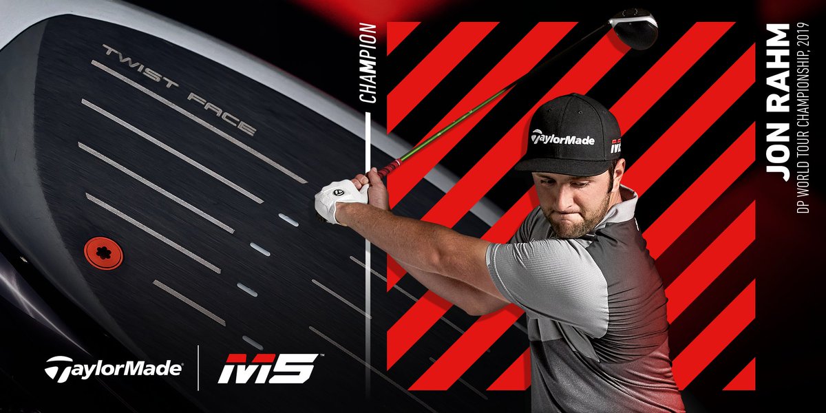 TaylorMadeTour's tweet image. Champion – Jon Rahm | 2019 #DPWTC | Jumeirah Golf Estates. #InjectedTwistFace #M5driver