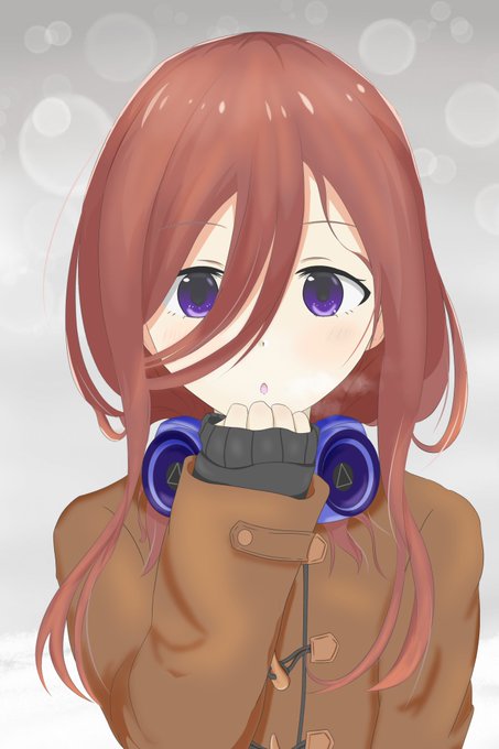 フウライユウ✩VTuber✨さんがTwitterに投稿した中野三玖(五等分の花嫁)のイラスト。