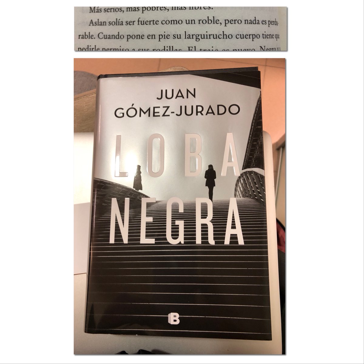 Brutal Loba negra. Me ha gustado aún más que Reina roja. Emocionado y agradecido de que <a href="/JuanGomezJurado/">Juan Gómez-Jurado</a> haya incluido una frase de "El balneario". <a href="/mariogil/">Mario Gil</a>, vamos a tener que devolver el homenaje incluyendo una frase de su libro en lo próximo de <a href="/unpinguino/">1pingüinonmiascensor</a>.