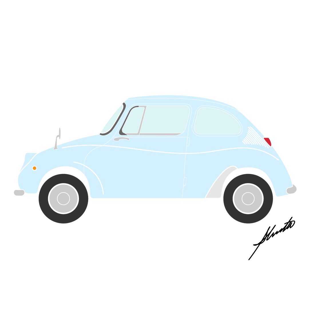 ট ইট র Shuta Miyoshi Subaru Subaru360 K111 イラスト イラストレーター アーティスト デジタルアート デジタルイラスト Art 絵描きさんと繋がりたい イラストレーターさんと繋がりたい アート Car クルマ スバル クラシックカー スバル360