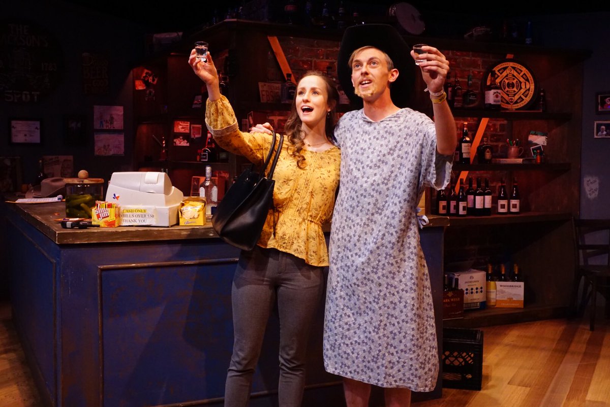 Final performance of LONE STAR SPIRITS today at 2, in the May Studio Theatre. Only 22 tickets now available! Call 812.488.2031.  Spooky &amp; funny!