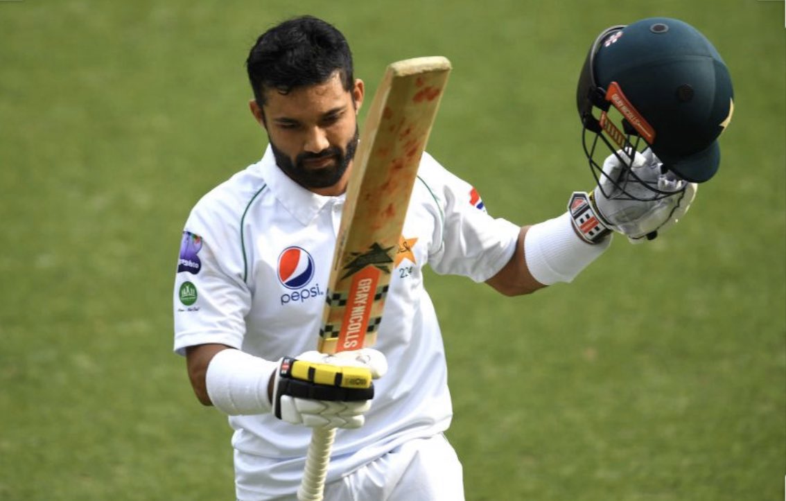 13kamilkhan's tweet photo. Very gritty innings from @iMRizwanPak against a daunting Australian bowling attack. Unfortunate to have missed out on his maiden Test hundred, but what a fine prospect he is. #AUSvPAK https://t.co/kgJV9Qaqyl