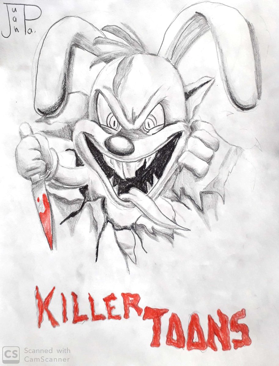 JuanpaDraws's tweet photo. Un diseño de poster para una película de terror tipo híbrido live-action y animación tradicional #postersdesigns #horror #cartoons #killers https://t.co/cpjbSvub6C