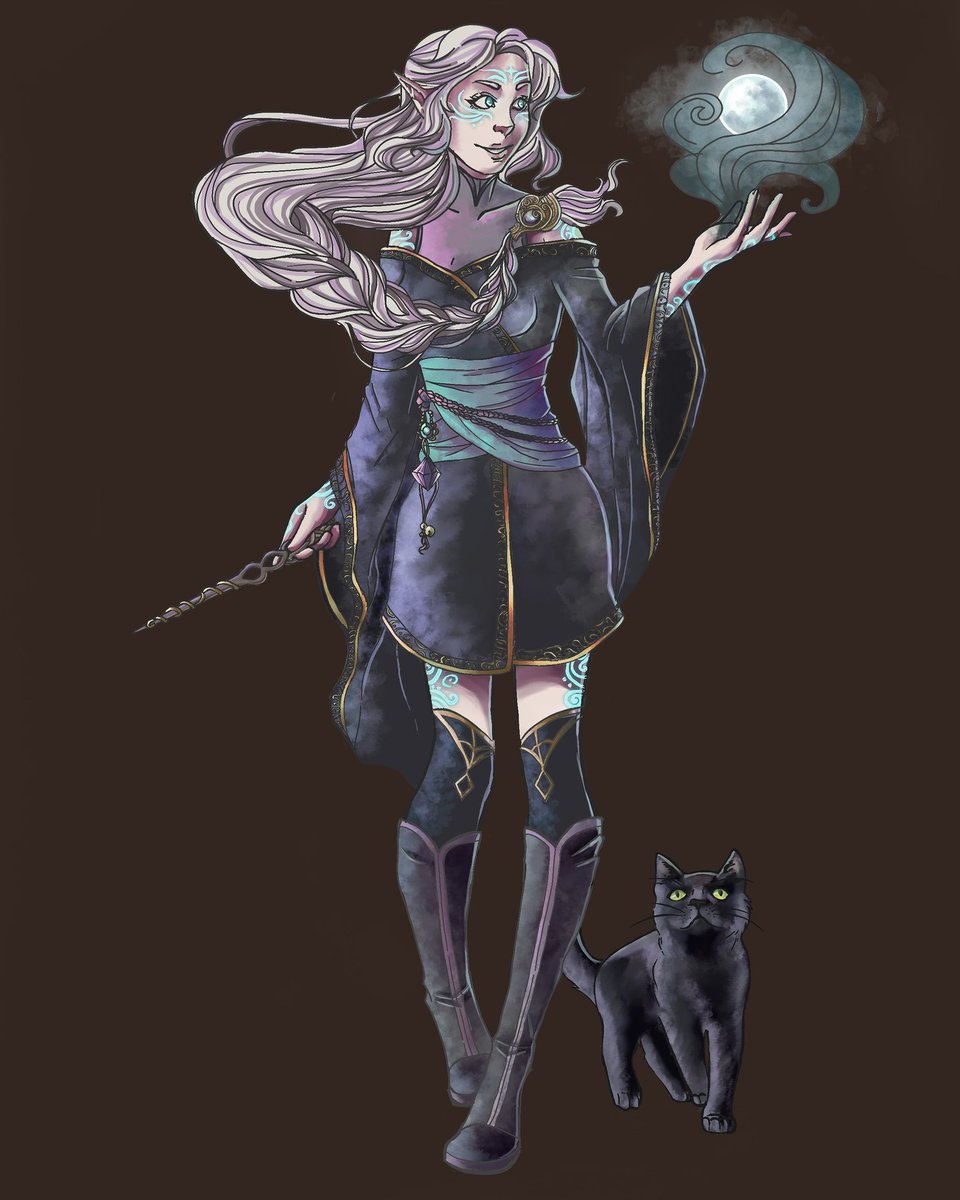 lauq_art's tweet photo. Finished drawing of my D&D character Lunara
.
.
.
.
.
#dnd #sorcerer #moonelf #wildmage #elf #elven #magic #mage #dungeonsanddragons #dungeonsanddragonsart #characterdesign #dungeonsanddragonscharacter #digitalart https://t.co/hQaqHJzJPL