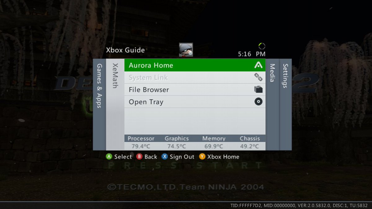 hacked xbox original emulator