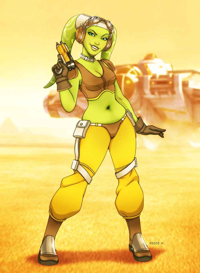 “Been getting into Rebels lately and wanted to do a drawing of Hera Syndull...
