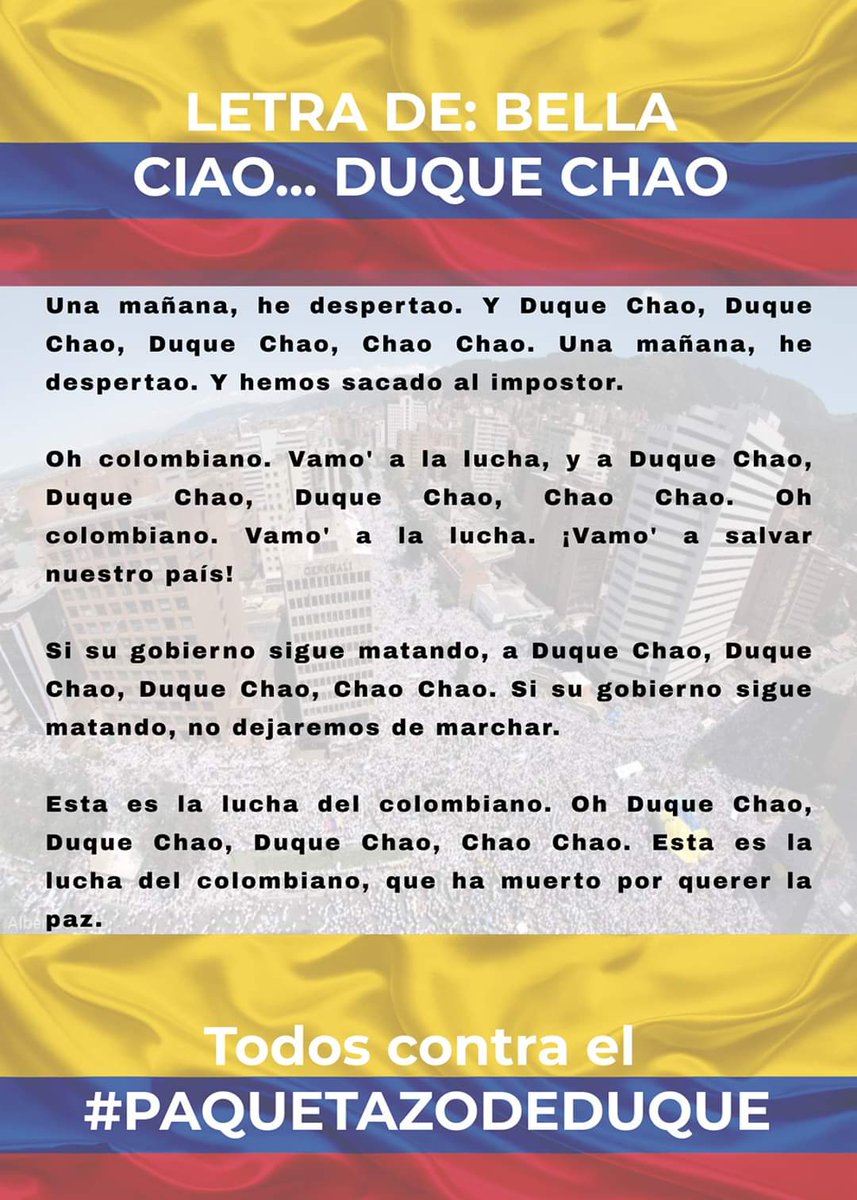 Cachetes1411's tweet image. Resistencia!!❤️
@IvanDuque 
#DylanCruz #24N #ElParoSigue