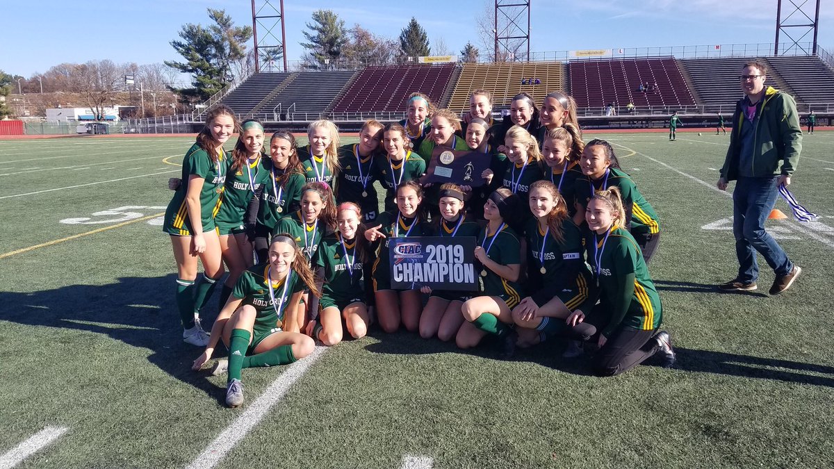 In Class S girls soccer, the drive for five fell just short for Old Lyme, as Holy Cross beat the Wildcats 1-0, ending a dynastic run in Class S. “My girls started crying and I said we have nothing to cry about.”  https://www.courant.com/sports/high-schools/hc-sp-holy-cross-old-lyme-girls-soccer-20191123-20191123-qoowhlu2zvhm7eoxylc4ktufbi-story.html#nt=oft-Double%20Chain~Feed-Driven%20Flex%20Feature~breaking-feed~unnamed-feature~~19~yes-art~automated~automatedpage