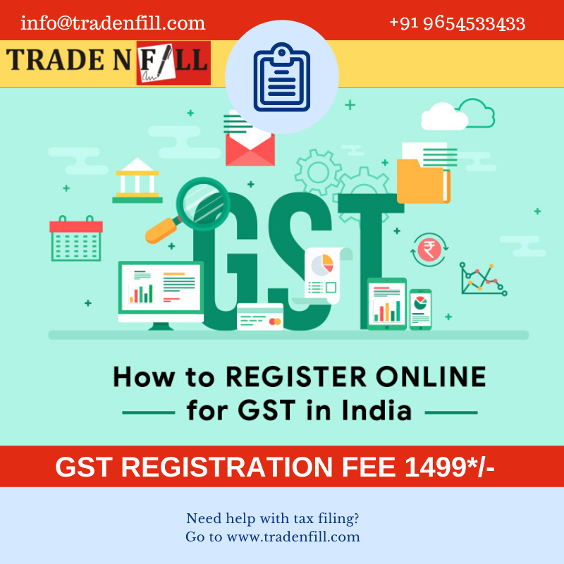 tradenfill's tweet photo. Online GST registration process in India - Tradenfill
GST REGISTRATION FEE 1499*/-
#gst #incometax #tax #trademark #registration #consultants #itrfiling #itrreturn #tmregistration #tradenfill #llp #llpregistration
Call us:- +91-9654 533433 https://t.co/2IHvQhvtV3