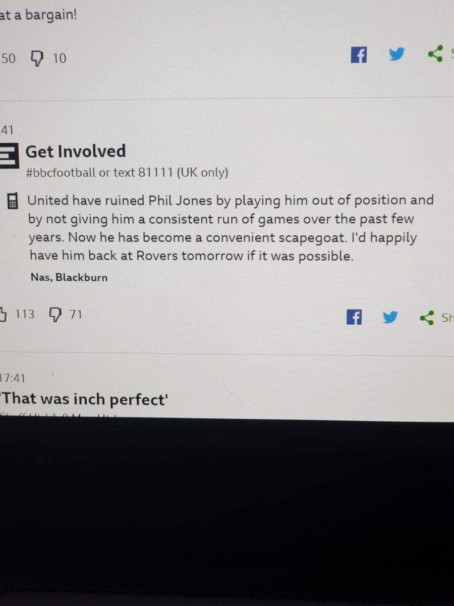 sibear71's tweet image. WOW..JUST WOW... #bbcfootball #youhavetobekiddingme #philjones