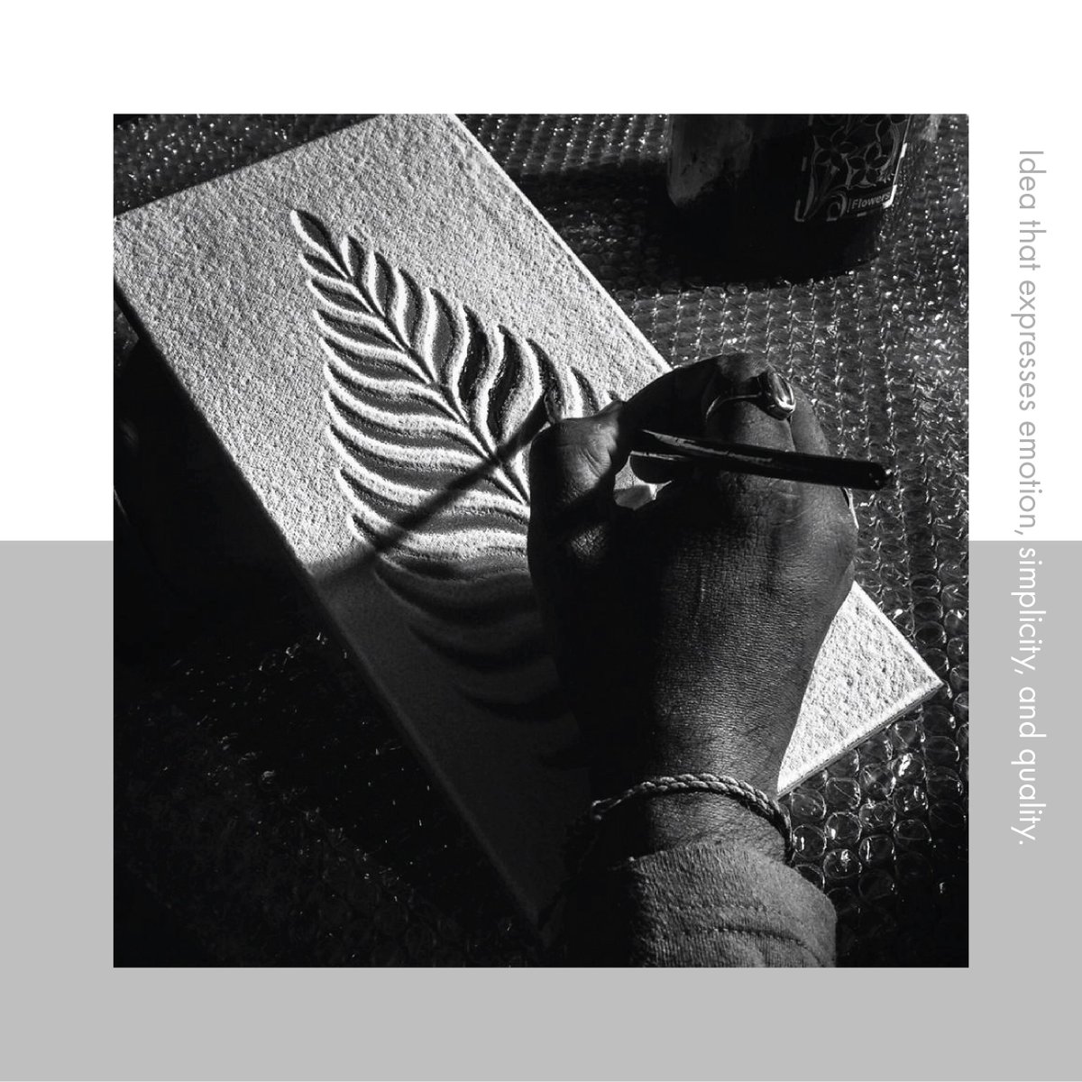 Graffititile's tweet photo. There is a profound sharpness and acquaintance in art. It is all around us and in everything we experience. We need to just look, observe and learn to enjoy the ride by being in sync with it. Witness the craftmanship
Raw Collaborative
Ahmedabad
.
#GraffitiTiles #Rawcollaborative https://t.co/sA3tI2C8RO