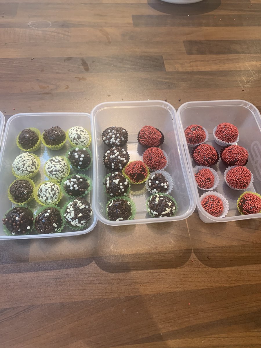 Charl1978's tweet photo. @standrewsce Lewis making his Brazilian Brigadeiros for his project tomorrow 🥰 https://t.co/5aJsbgvfPL