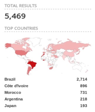 Thanks to  @Shodan query "$GPGGA" and new ꓘamerka update, you can map these devices. They are most popular in Brazil, Côte d'Ivoire, Morocco, Argentina and Japan