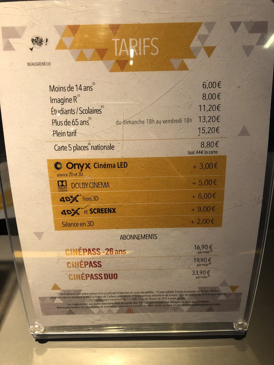 Louise Peut Acheter 6 Places De Cinéma A Paris, le prix d'une place de cinéma varie du simple… au double ! - Le  Parisien