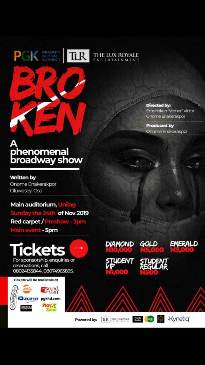 EffiongJoy7's tweet photo. The awaited broadway show is here #brOKenlagos #brOKenlagos Kick-off is in 2hours time ๐
#TachaTheUltimateInfluencer https://t.co/nYrzeH7ax2