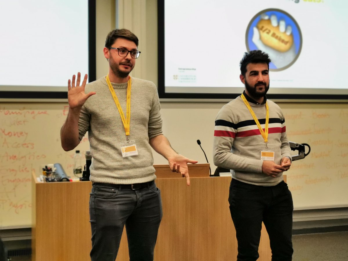 CJBS_VCW's tweet photo. #CamVCW delegates hone their pitching skills with #halfbaked business ideas exercise @CJBS_EC @CambridgeJBS @santanderuk @CambridgeEng @SensorCDT @opdacam @p2i_network @EPOCambridge #ideation #tech #startup #SmartTech #IoT #education #edtech https://t.co/DaXJoRG7U2