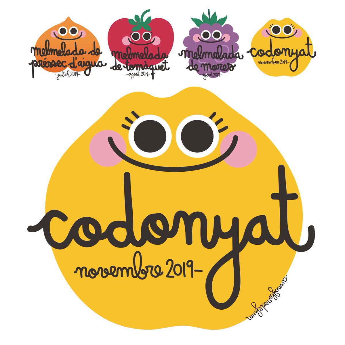 annaflorsdefum's tweet image. Amb la #tardor arriben les tardes sense sol i els #codonys per fer #codonyat! 
 
No sólo el verano da frutos para hacer confituras, con el #otoño llegan las tardes sin sol y el dulce de #membrillo!

#autumn brings sunless evenings and #quinces with some cute #illustrations!