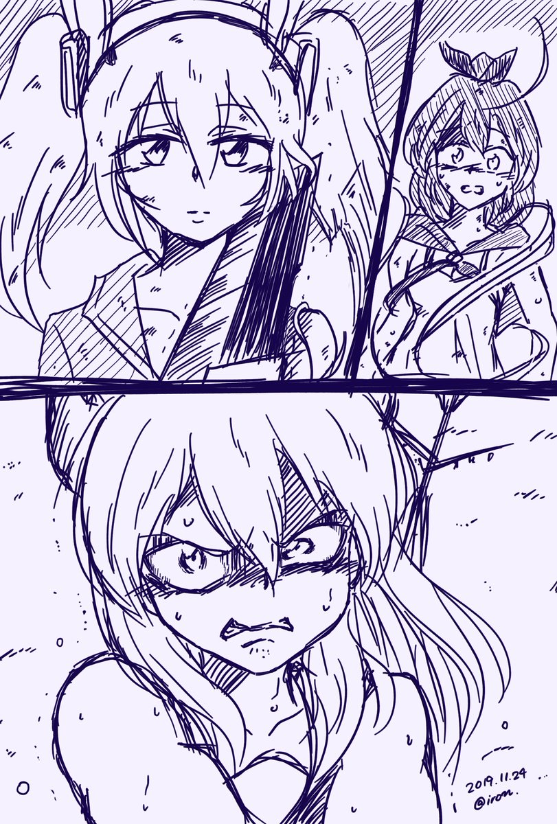 アニメ5話の最後のシーン、戦うのは戦争だから当然だと割り切らせてくれない二人に対する苛立ちとか、そんな二人に刃を向け続ける自身への嫌悪感とか、そういうの綾波には感じててほしい
#アズールレーン
#アズレンアニメ 