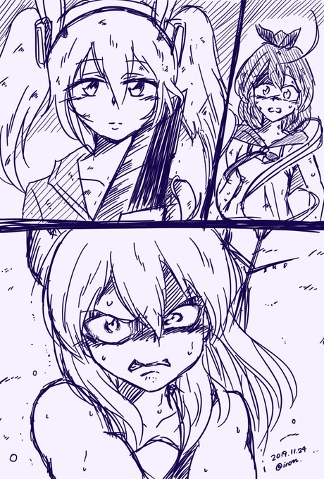 アニメ5話の最後のシーン、戦うのは戦争だから当然だと割り切らせてくれない二人に対する苛立ちとか、そんな二人に刃を向け続ける自身への嫌悪感とか、そういうの綾波には感じててほしい#アズールレーン#アズレンアニメ 