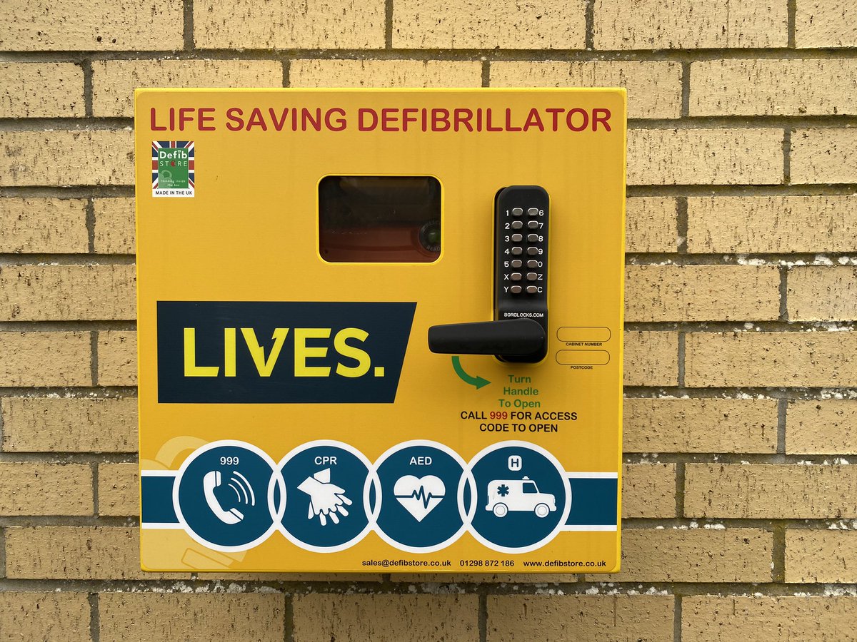 Just a bit of useful information for you, in case of an emergency there is now a defibrillator installed outside the Memorial Hall ❤️ #defib