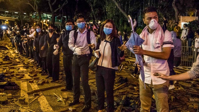 thehill's tweet photo. Hong Kong elections experience record turnout amid calls for chief executive's ouster https://t.co/cM8fFpPTL1 https://t.co/z85fs1Kbs3