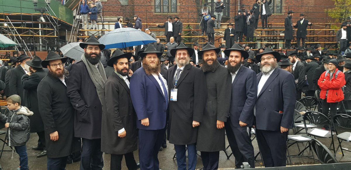 After the main #kinus photo this unique group of rabbis posed together. What do they have in common? They all run Chabad in Muslim countries.
