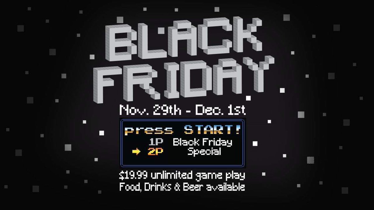 Come play games after eating turkey during our <a href="/blackfriday/">Black Friday</a> special next weekend here <a href="/SpecOpsGamingAR/">Spec Ops Gaming Lounge</a> in #LittleRock