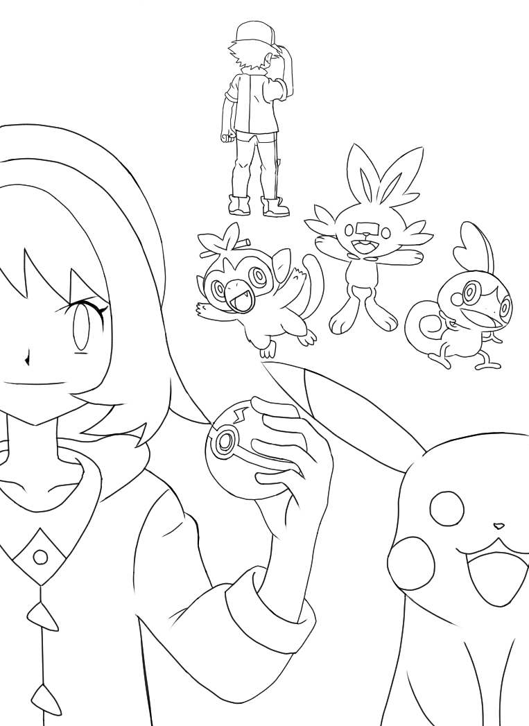 ポケモンソードシールドの女主人公の名前がユウリらしいので描いてる

#ポケットモンスター #ポケモン #ソード・シールド #主人公 #ユウリ #模写 #線画 #芸術同盟 創拡 