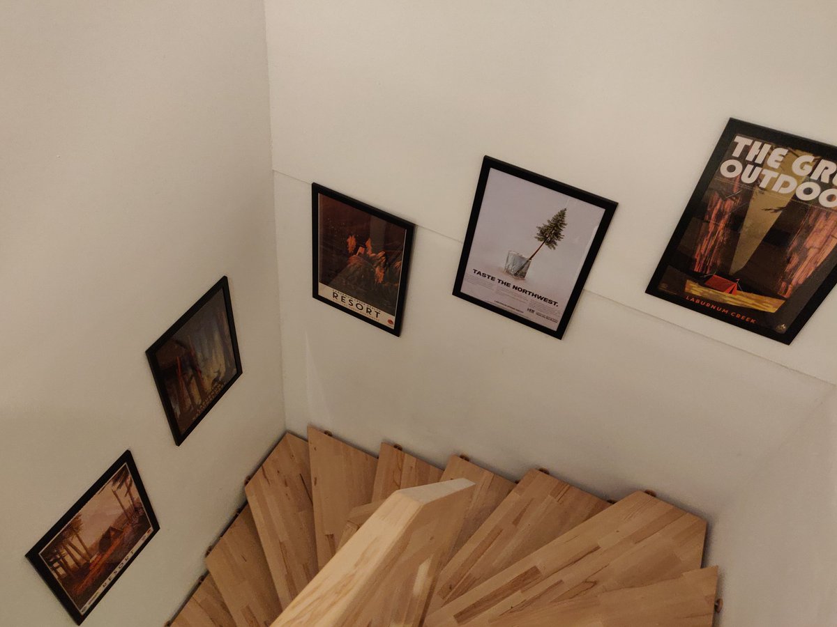 <a href="/tweetingwoods/">Backwoods Entertainment</a> you probably don't remember me but i adored your artwork at gamescom. You were so kind to give me 5 awesome posters and I finally framed them. Thank you so much!