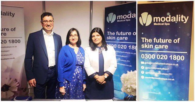 NareshRati's tweet photo. Great to be showing @modalitymedspa at the #AsianaBridalShow @AsianaTV @ICC_Birmingham
More information on our services available here https://t.co/iVBSO2WTYi.
#TeamModality #ModalityMedicalSpa #dermatology #skincare #Birmingham https://t.co/Xy778d0jsZ