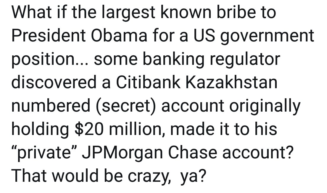 BondiSurf's tweet photo. @RudyGiuliani 20 Million Dollars!!
That's secretary of state kinda money.
But, would Hillary pay that much?
Where the heck would she get that kinda money?
#ObamaPayToPlay https://t.co/P2kbTg6v1U