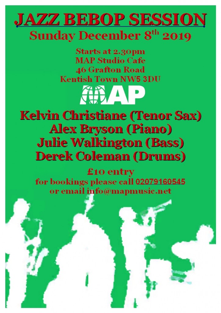 mapmusicltd's tweet photo. JAZZ BEBOP SESSION - https://t.co/q3tBoyM4K5 https://t.co/m7V3dWTA8r