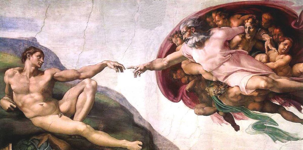 Overall, my experience within the Capella Sistina was very calm & pleasant, & I definitely admired the various paintings there. Including the famous one known as “The Creation of Adam” painted by the legendary Michelangelo. Here is a picture of the artwork as a clear reference.