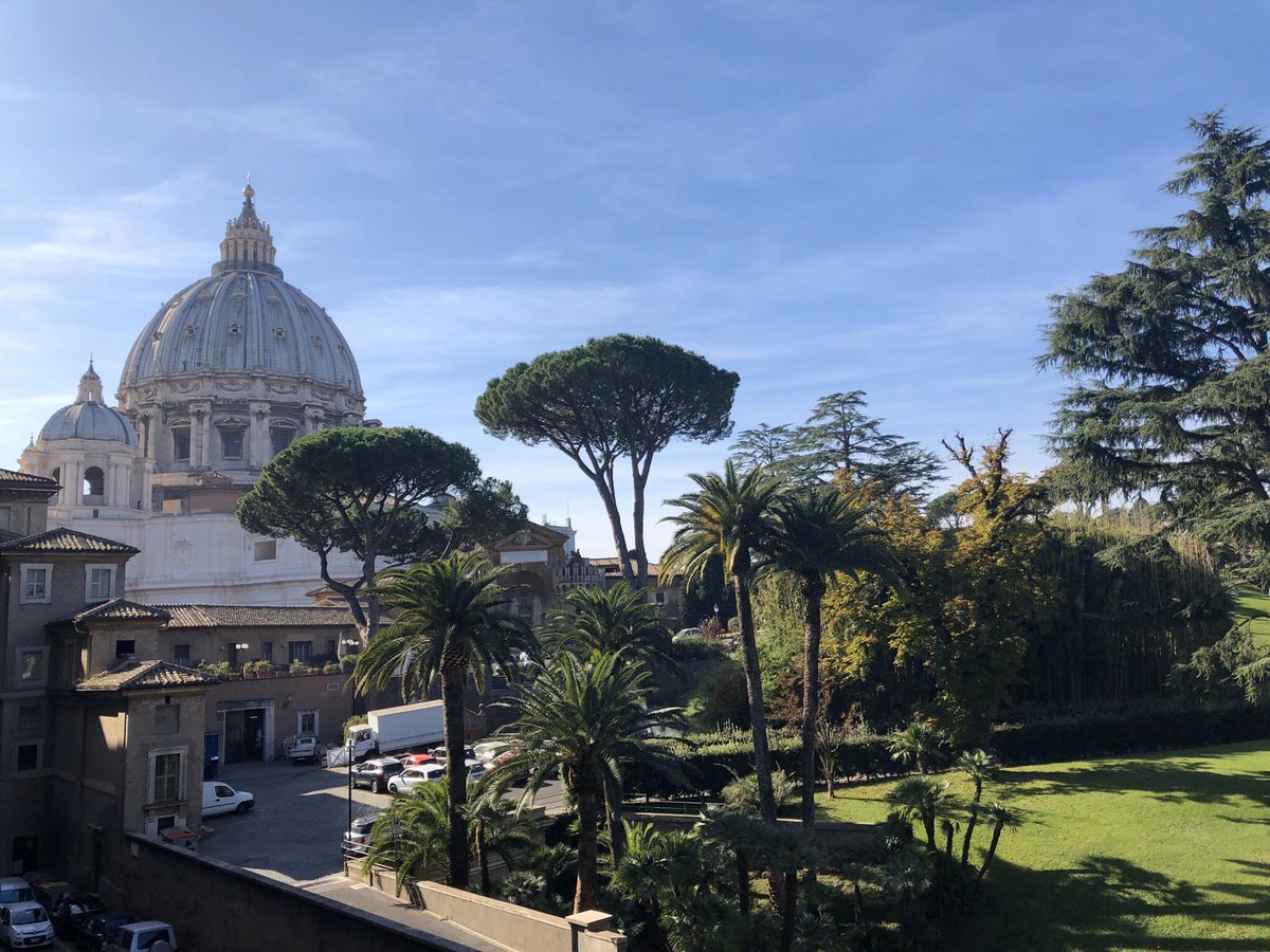 I have now returned to taking photos within The Vatican Museum. These photos once again show the beautiful outdoors from the windows within the hallways. I still find them to be very spectacular, especially with the great weather & atmosphere.