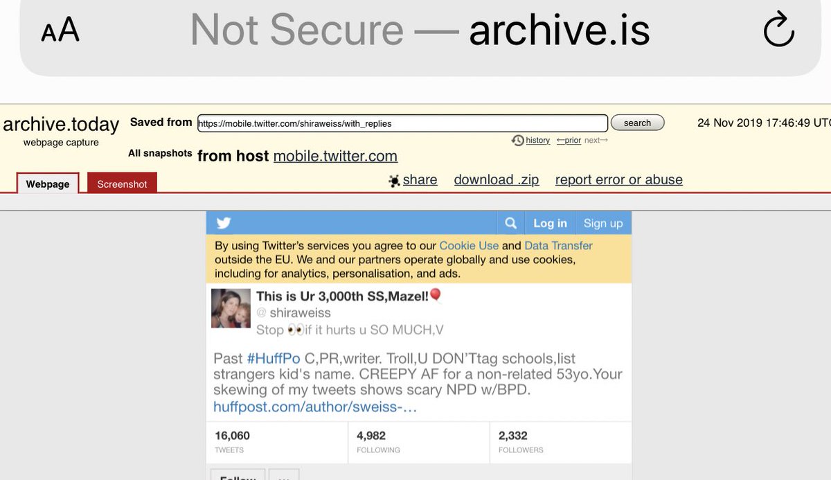 A1_Buckwheat's tweet photo. @chickencounter @lisa6654 She claims she doesn’t lick my TL yet removed my name within 4 minutes of my prior tweet about her using it. #PassiveAggressiveMuch? https://t.co/3pqjxMVz4j