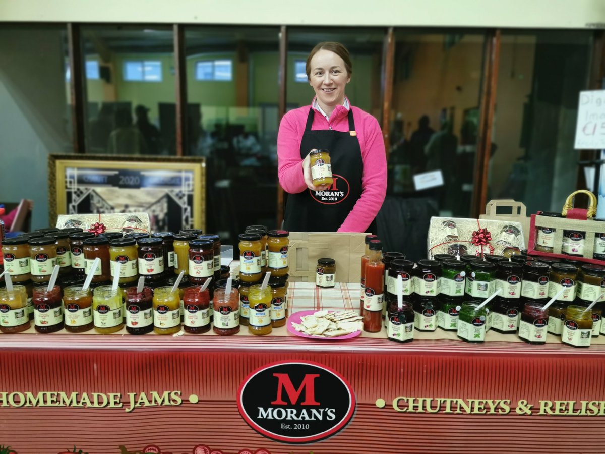 Taste of Cavan (@tasteofcavan) on Twitter photo Claire from <a href="/morans_mega_jam/">Moran's mega jam</a> is in Kingscourt today at the Craft and Trade Fair. Doors close at 6pm, so plenty of time left. Claire from <a href="/morans_mega_jam/">Moran's mega jam</a> is in Kingscourt today at the Craft and Trade Fair. Doors close at 6pm, so plenty of time left.